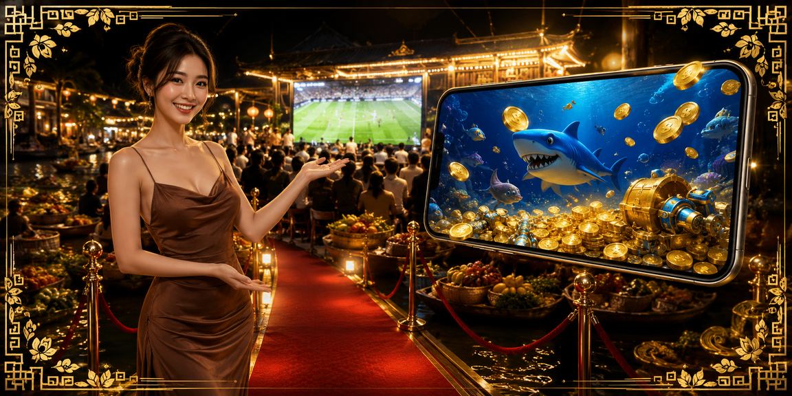 Người dùng vùng Mekong truy cập casino di động sakawin tại quán cà phê